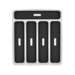 K & B Wholesale Kitchen Cabinet Drawer Divided Storage Cutlery Tray Utensil Organizer Tray Small Silverware Tray