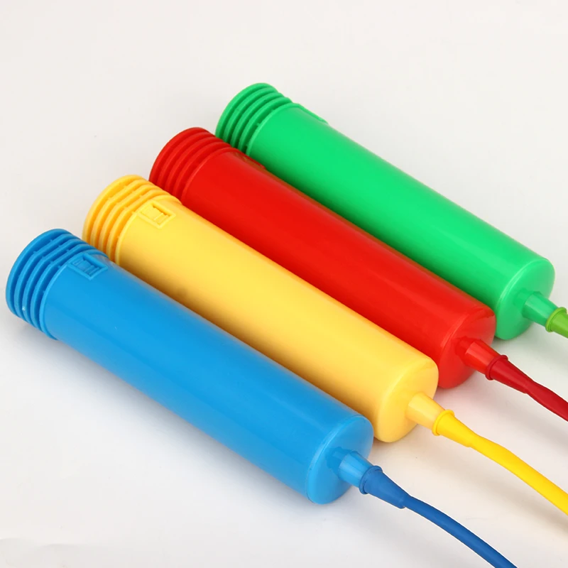 professional long balloon air pump one way hand push twist balloon inflator air pump