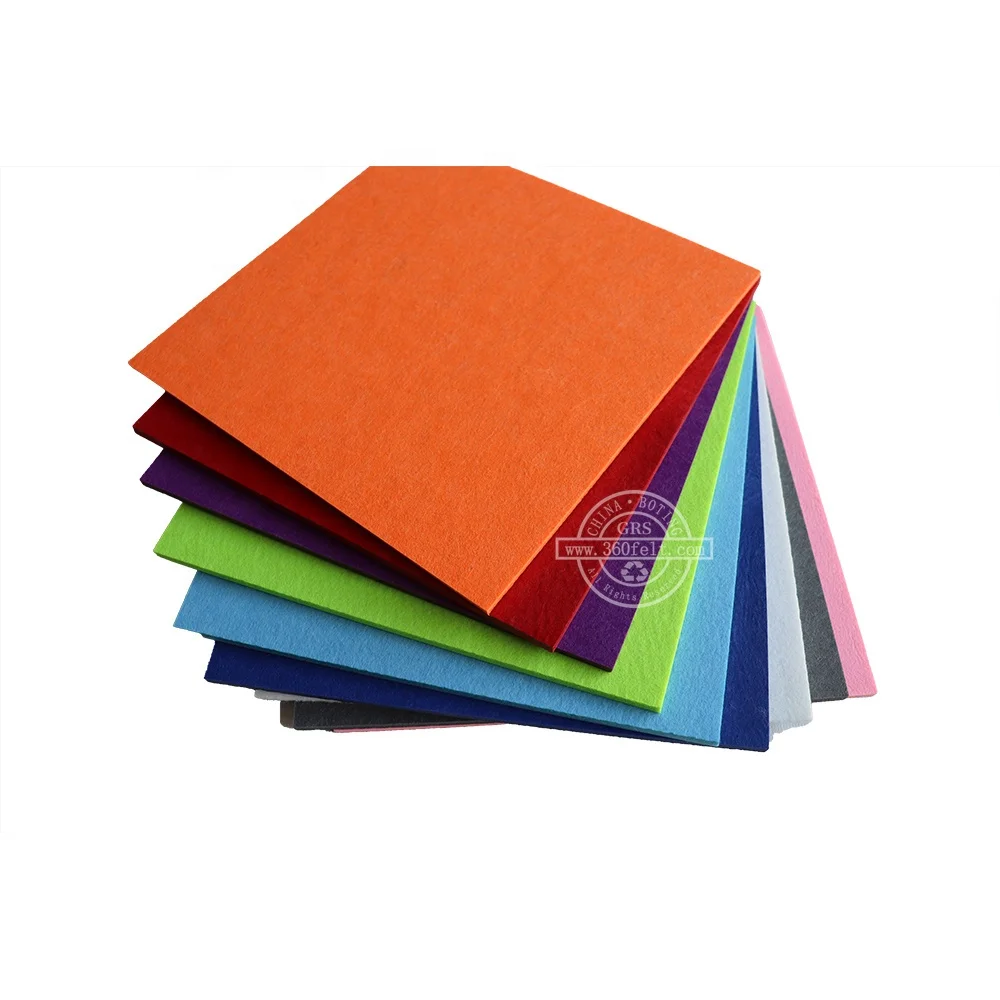Supplier Decoration Felt acoustic felt fabric with GRS