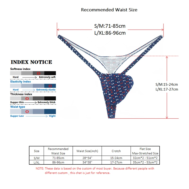 
Sexy Gay Underwear Men Thong Bikini Pouch T-Back Printing Dot G-String Jockstrap Breathable Sissy Thongs 