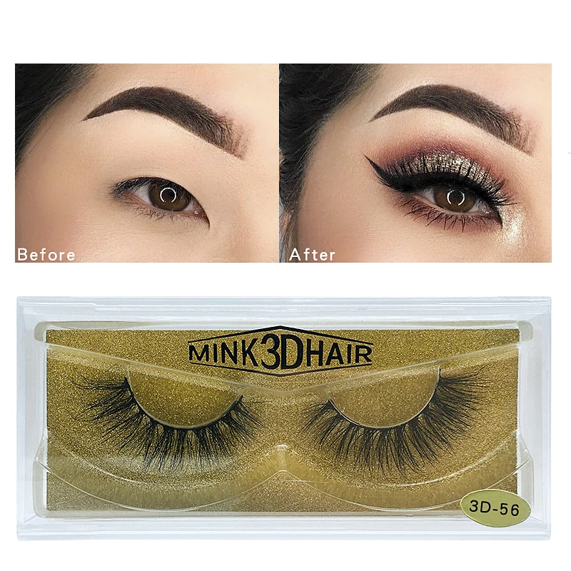 Magnetic Eyelashes Mink or Synthetic Magnetic Lashes With Eyeliner Kit Private Label Packaging