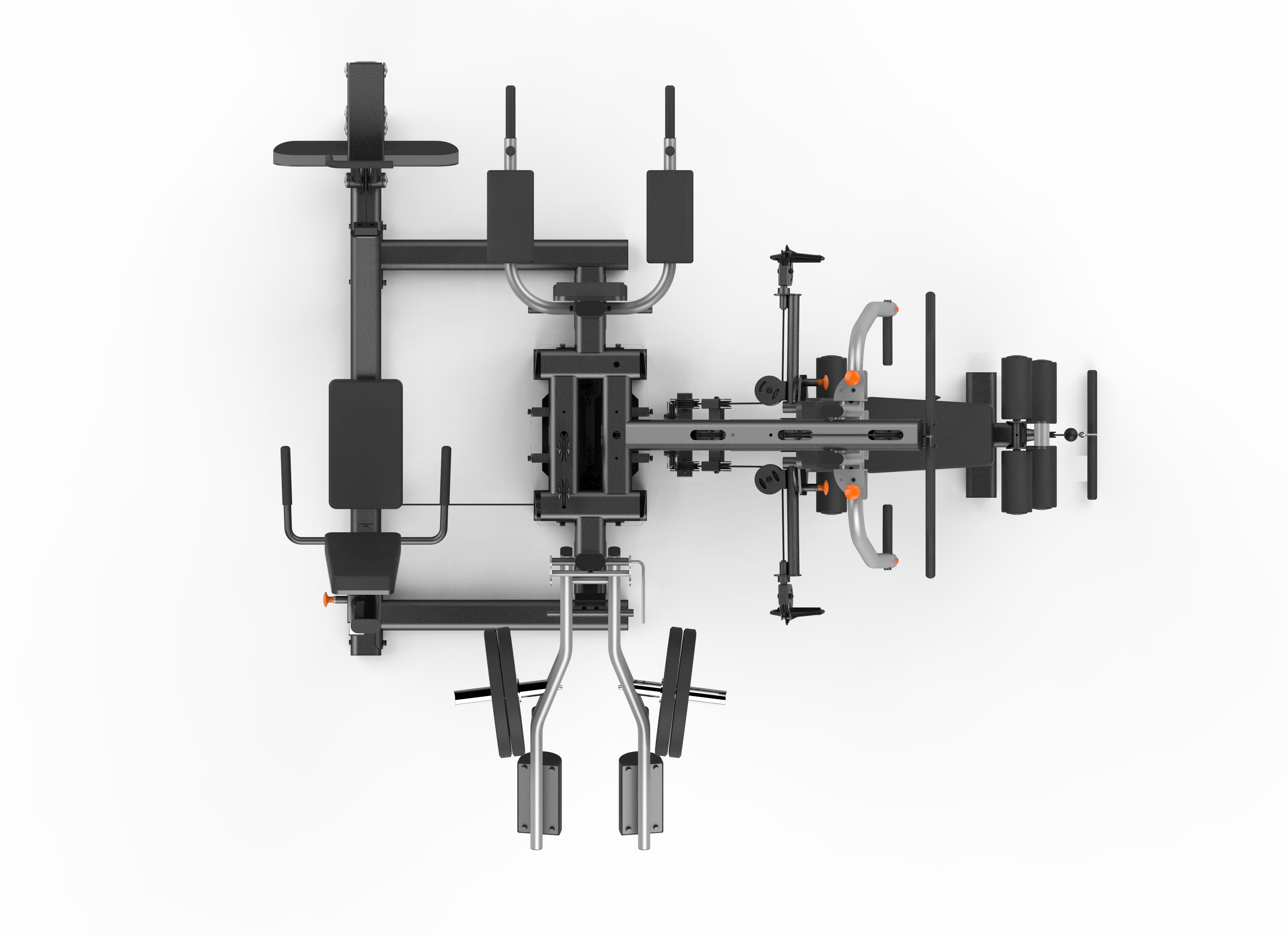 SHUA SH-G5205 Multiple Station Gym and home fitness equipment 4- stations equipment supplier and manufacturer