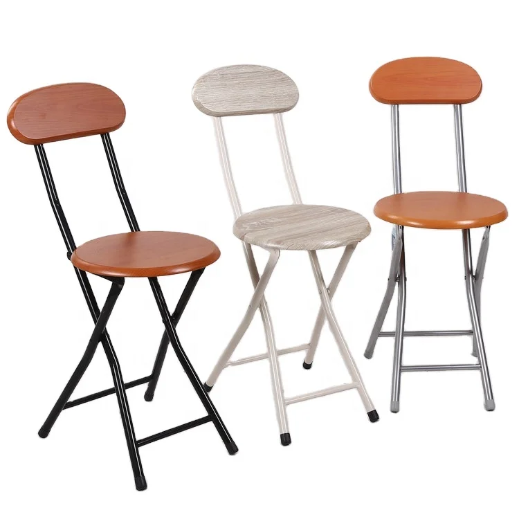 wholesale cheap metal folding portable small stool chair