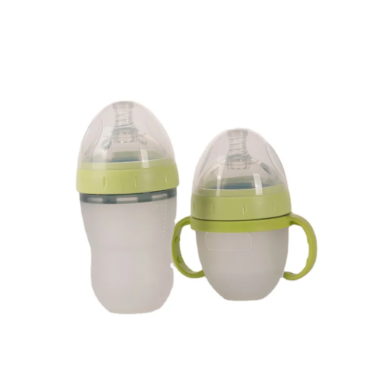 Лидер продаж, пищевой производитель без бисфенола А, Мягкая силиконовая бутылочка для кормления детей грудью