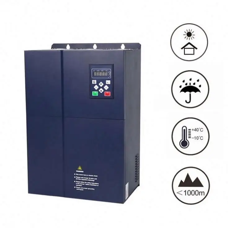 MPPT Solar VFD Single Phase Output Solar Pump Inverter Bedford DC/AC Inverters 3KG~300KG 50hz/60hz 4.2A~75A Depend