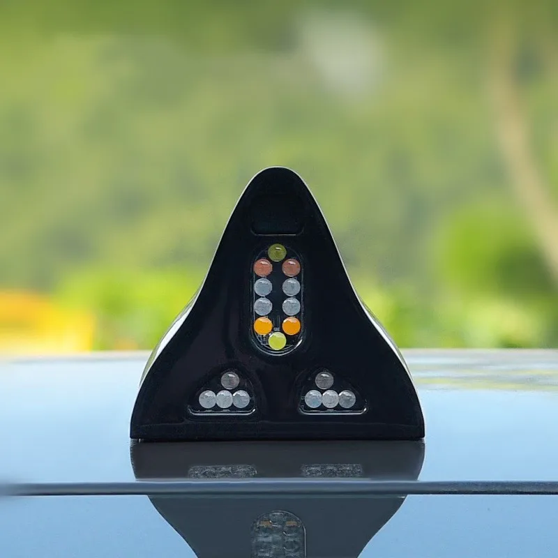 Car LED Warning Light GPS Antenna hf/vhf Radio Wireless Signal Universal cb/gsm Digital aerial Strobe Light Shark Fin Antenna