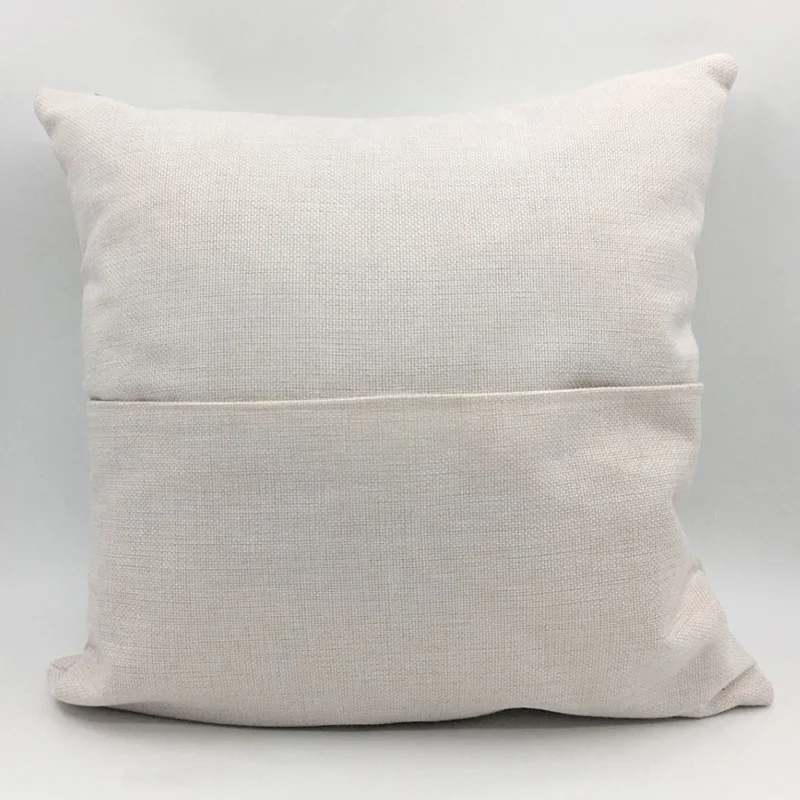 Christmas Decoration 16 Inch Sublimation Pocket Pillow Cover Throw Pillow Case With Magazine Pocket