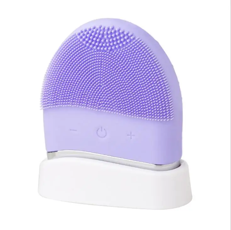
Wholesale Face Cleansing Brush Electric Silicone Facial Facial Brush Electric Sonic Face Brush Silicone Exfoliator 