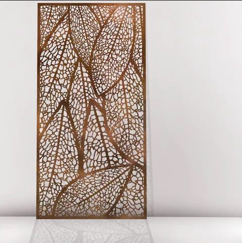 OFDT decorative aluminum laser cut steel panels grill