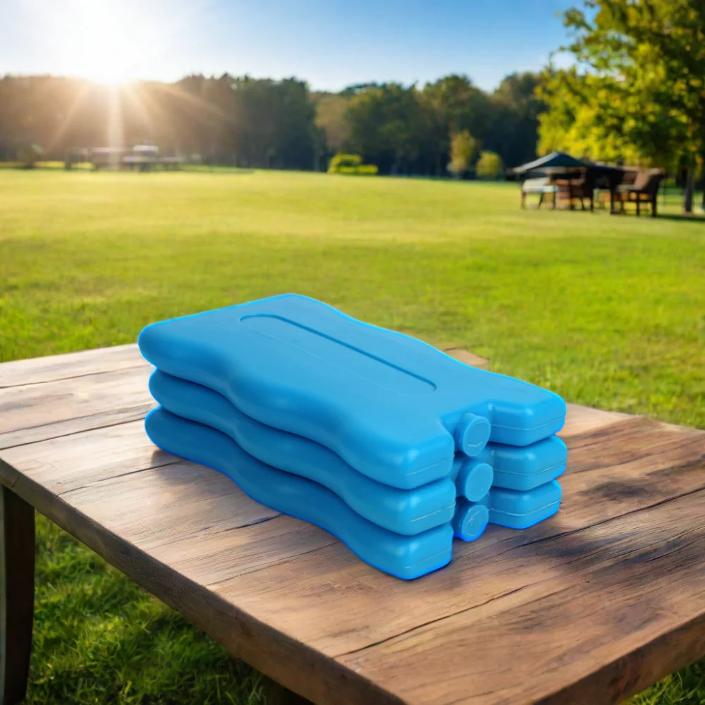 200ML Food Grade Rigid Ice Pack Freezable Ice Brick Cooler for Cooler Bags