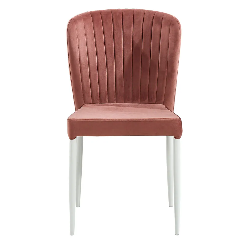 Concise Style Banquet Stackable Velvet Upholstered Dining Chairs Wholesale