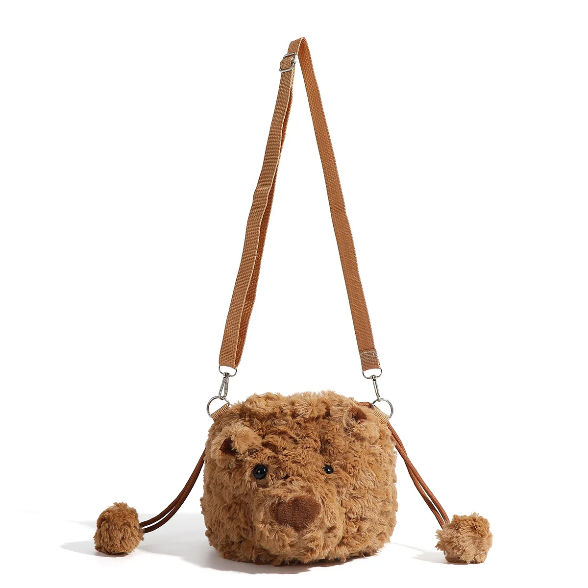 Mini Rabbit Bear Bag Unisex Plush Toys Cotton Filled Plush Toy Bag Custom Super Soft Crystal Stuffed Animals PP for Girls/girls