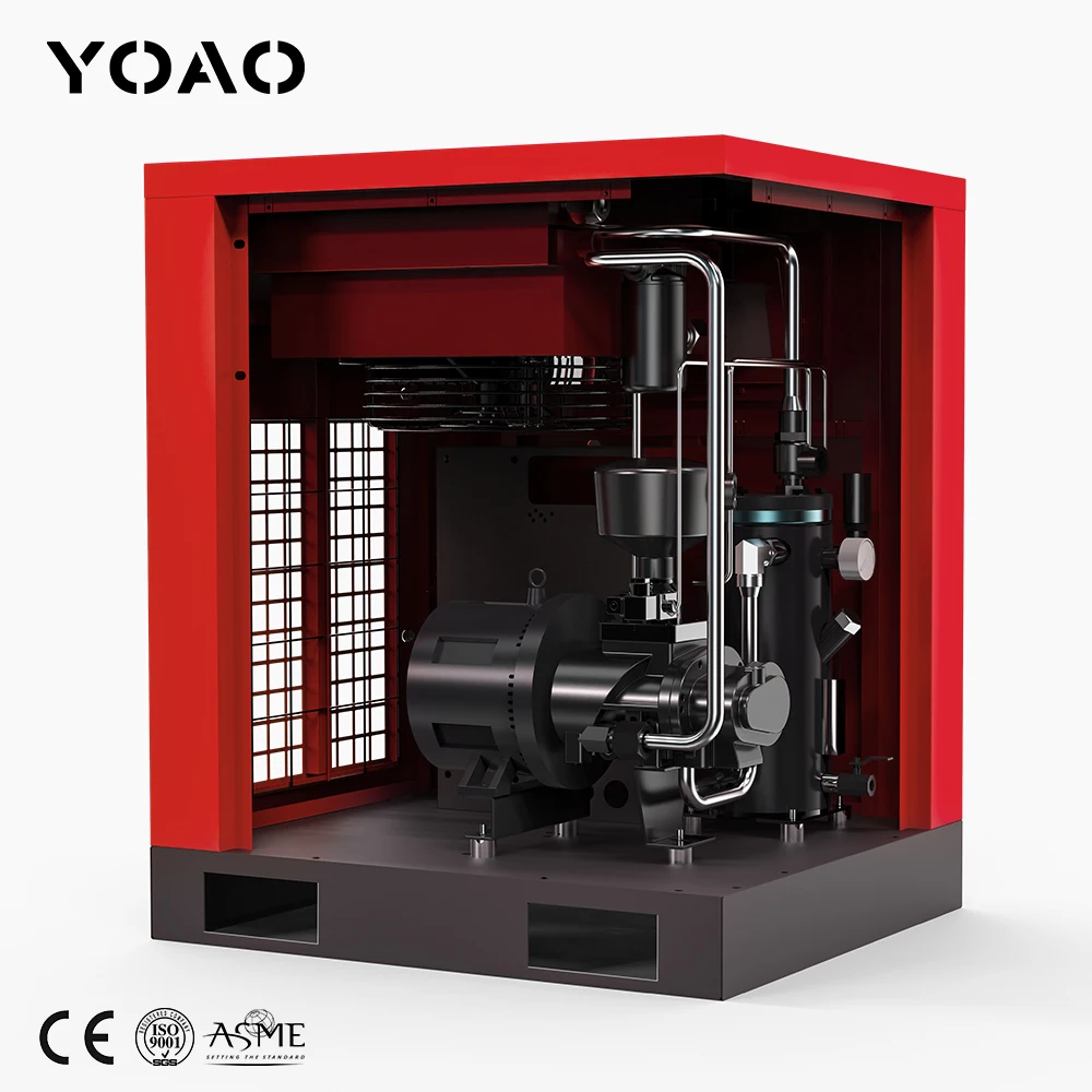 22kw Two Stage High Pressure Air Compressors Electric Rotary Industrial Screw Air Compressor China Manufacturer