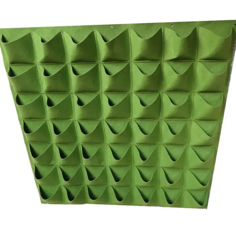 Recycled Wall Fabric growing Pot 4/7/12/36 Pockets Vertical Hanging Planter Grow Container Bags For Garden