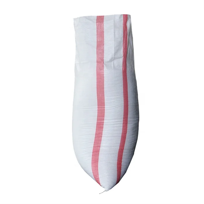 cheap price white color pp bag woven polypropylene sacks for packing rice, animal feed, corn, seed, fertilizer, flour