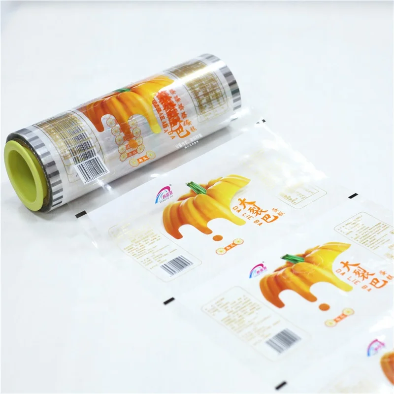 Hot Sale Mushroom Dried Banana Fruit Transparent Tilapia Dry Food Packaging Bag Roll Film