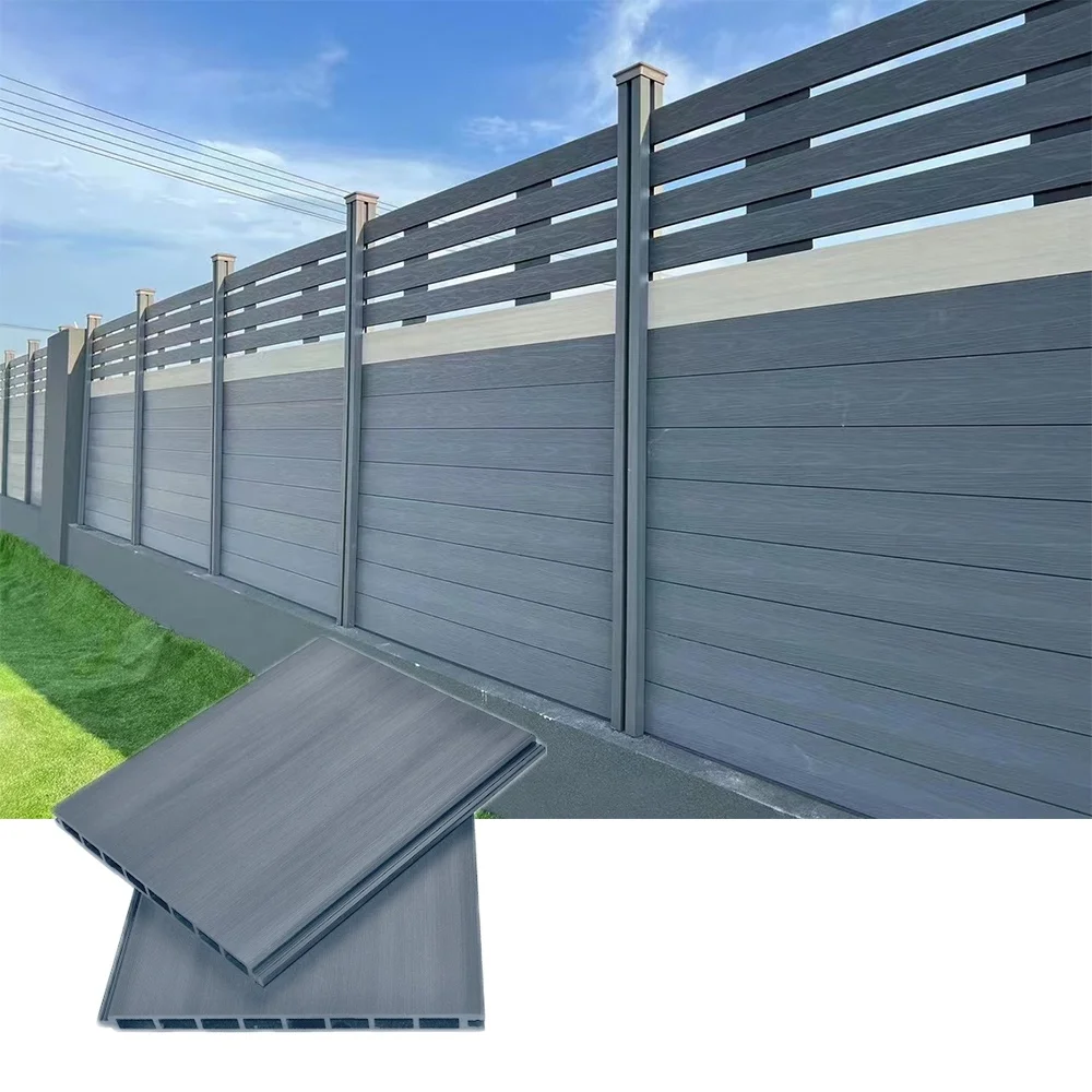 Customized Garden Composite Fencing Designs 6x8 Ft Wpc Fence Panels Panels And Post