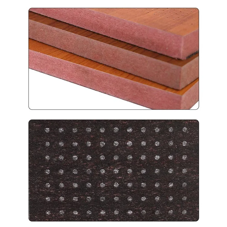 Building Project/TG Studio Wooden Fireproof Mgo Micro Perforated Mdf Plywood Acoustic Ceilling Wood Panel Gypsum Board