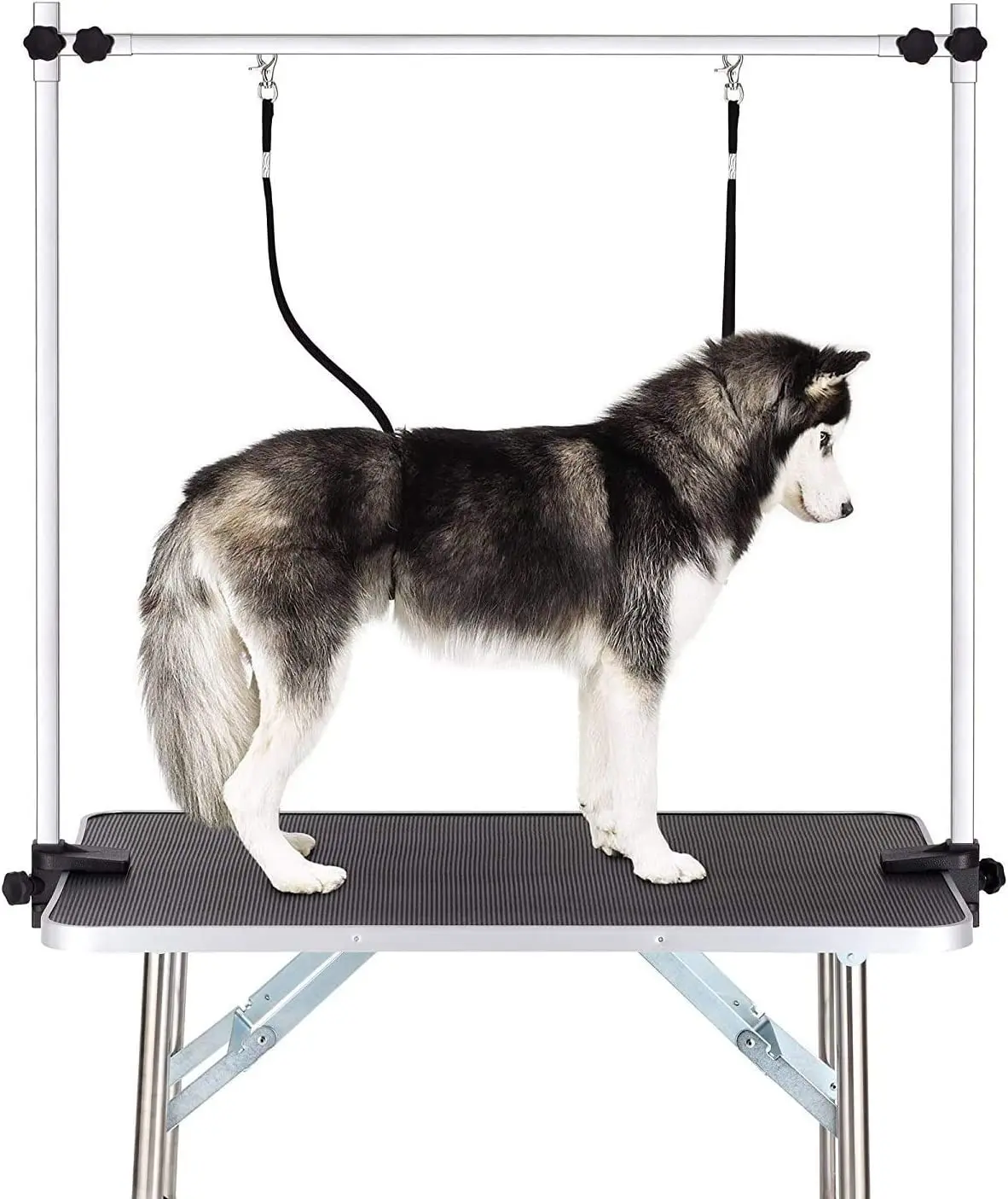 Dog Pet Grooming Table for Large Dogs Adjustable Height Heavy Duty Portable Trimming Drying Table