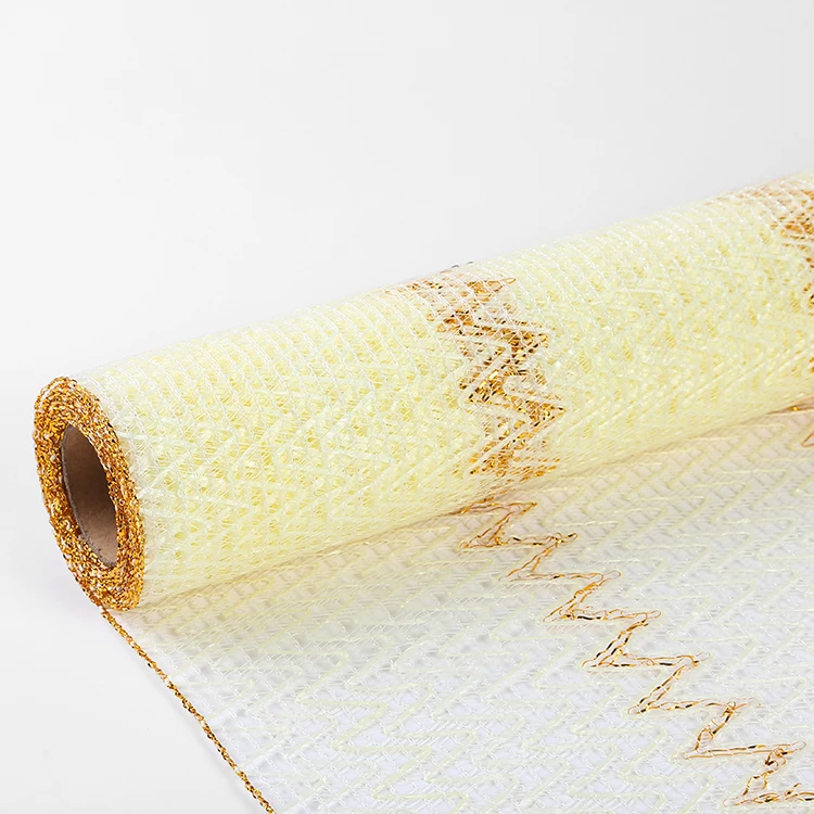 Wholesale Flower Wrap Gift Package Wrap Eco-Friendly 10 Inch Deco Mesh