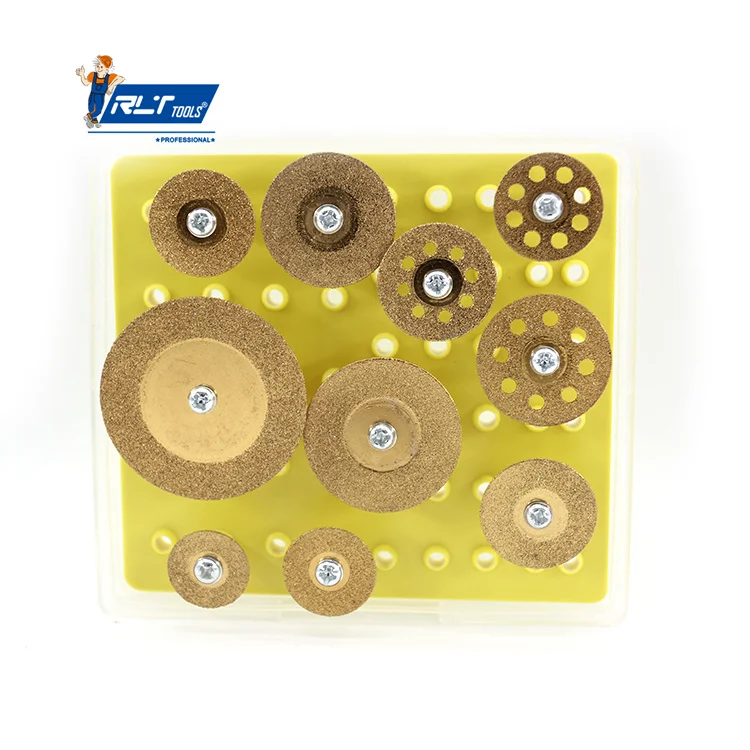 RLT Tools Wholesale Custom Diamond Abrasive Grinding Wheel Set For Rotary Tool Cutting / Grinding / Engraving Tools Cutting