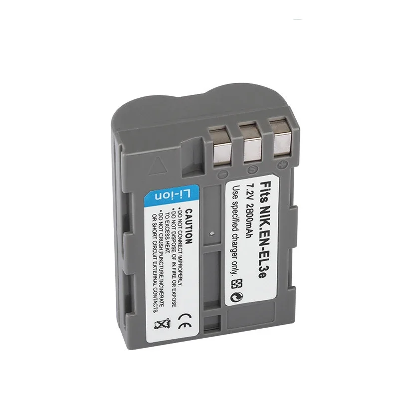 Аккумулятор EN-EL3e камеры 2800 мАч EN EL3e ENEL3e для аккумуляторов Nikon ENEL3E EL3E D30 D50 D70 D90 D70S D300