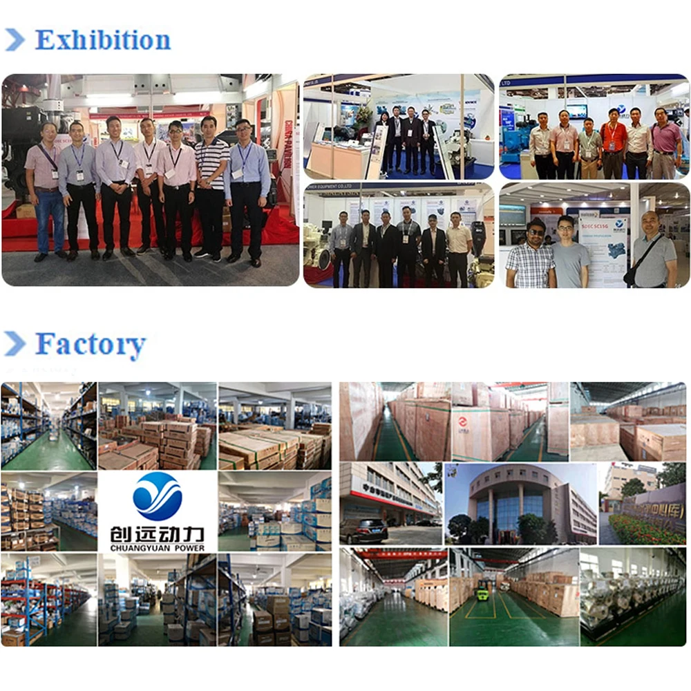 Made in China Weichai WP6C220-23 water cooler 6 cylinders 4 stroke inboard marine diesel engine