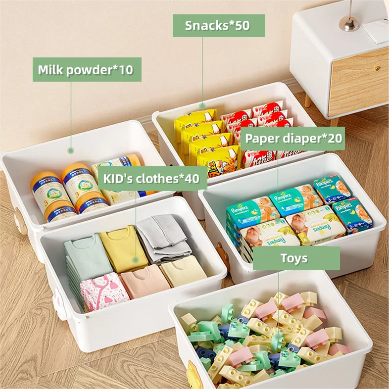 Furniture Living Room Wardrobe Cartoon Storage Cabinet Lovely Design Drawer Plastic Organizers