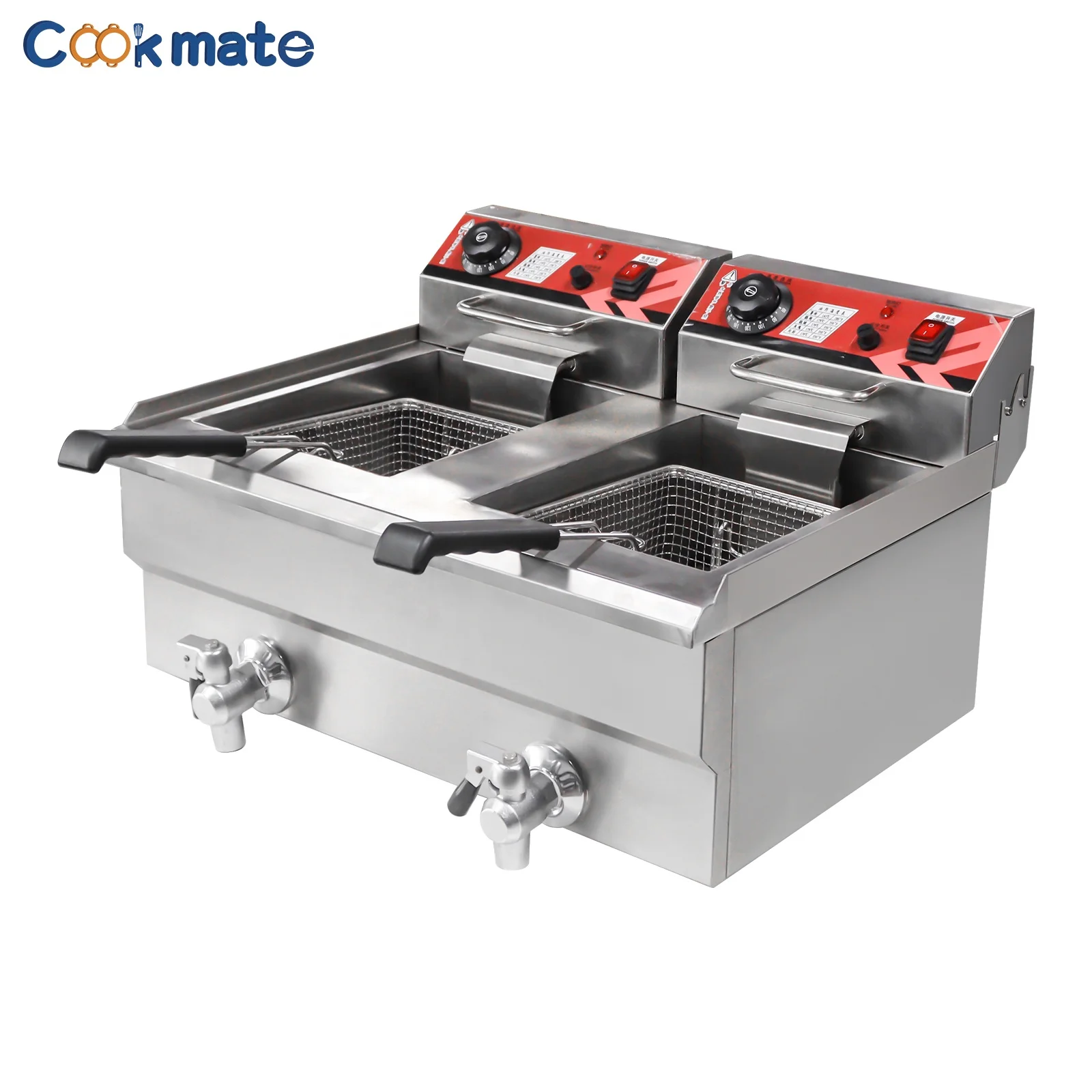 Industrial Deep Fryer With 2 Tank