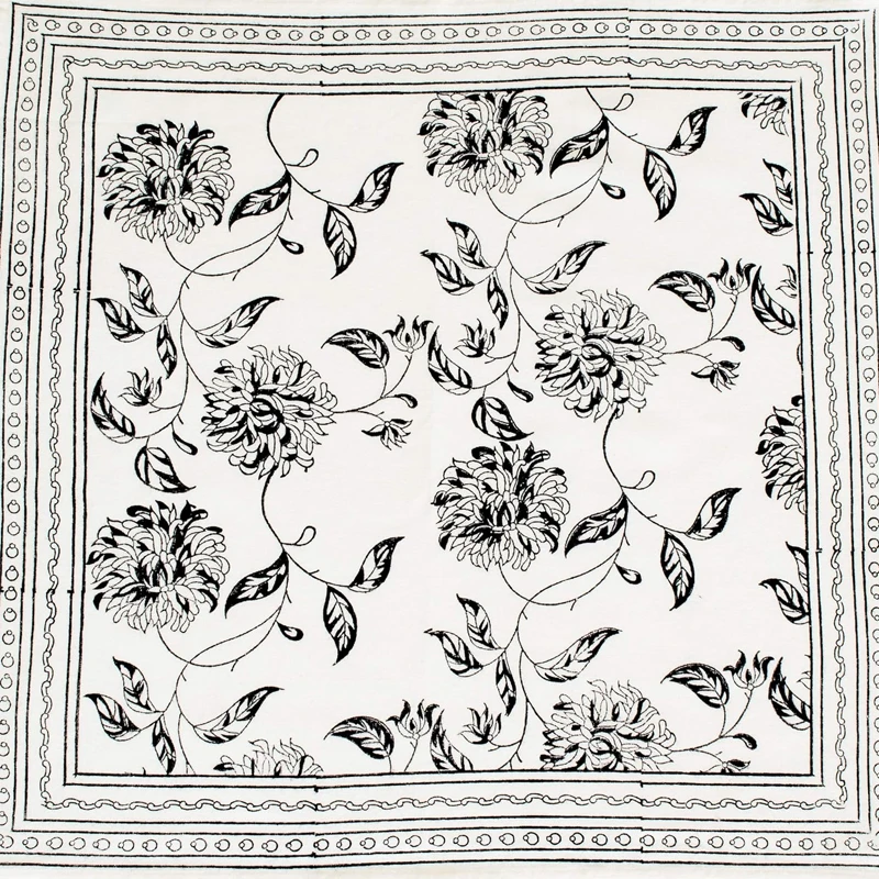 Wholesale And Custom Dinner Printed Cotton Linen Table Napkins