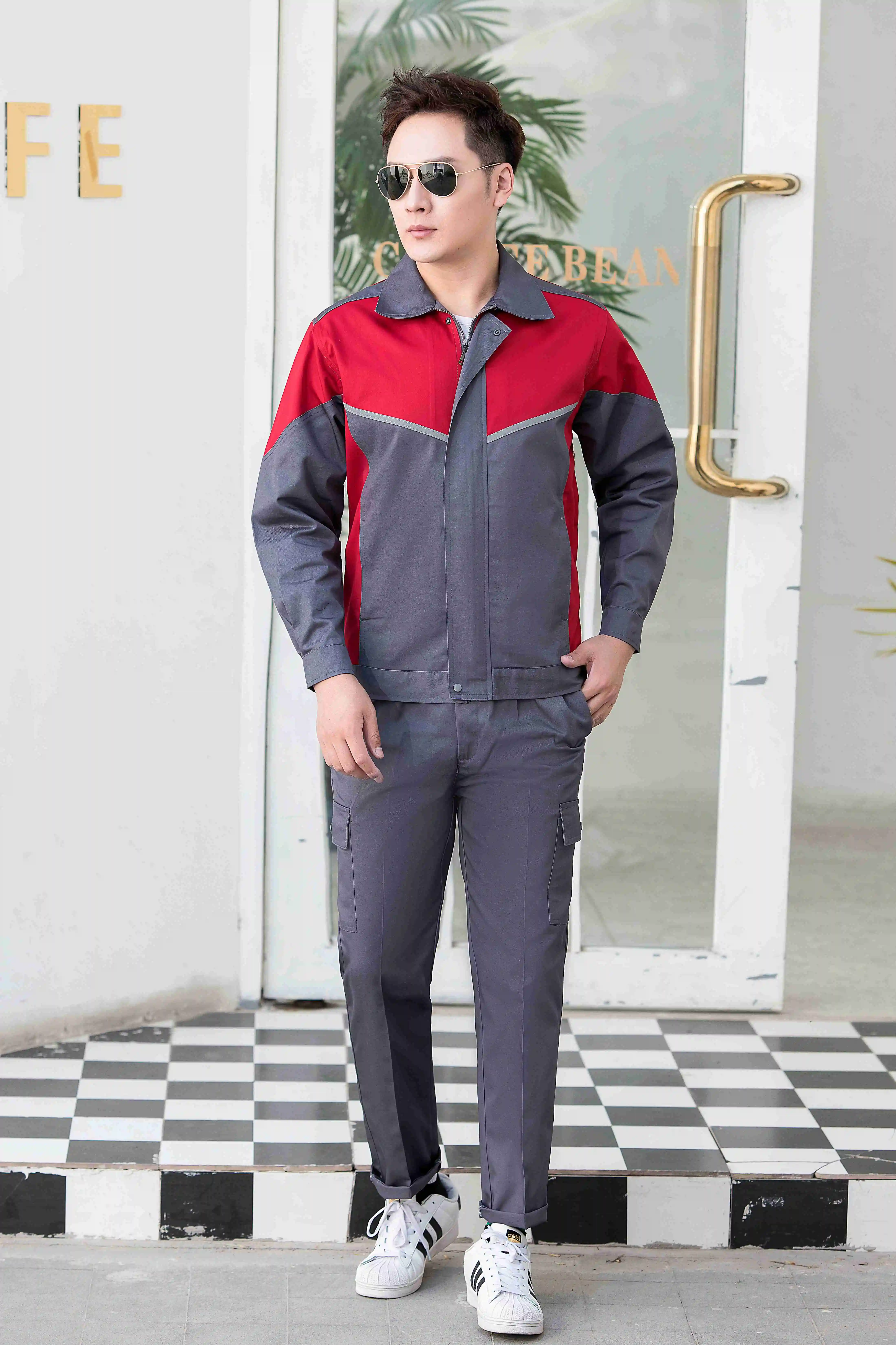 Work Overall Uniform Men Women Working Coveralls Welding Suit Car Repair Workshop Uniform