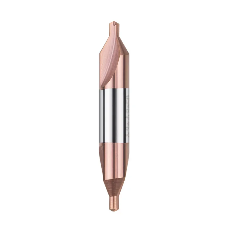 Custom Center Drill HRC70 2 Flutes HSS Cemented Carbide Center Drill HSS Bit For Alloy Steel
