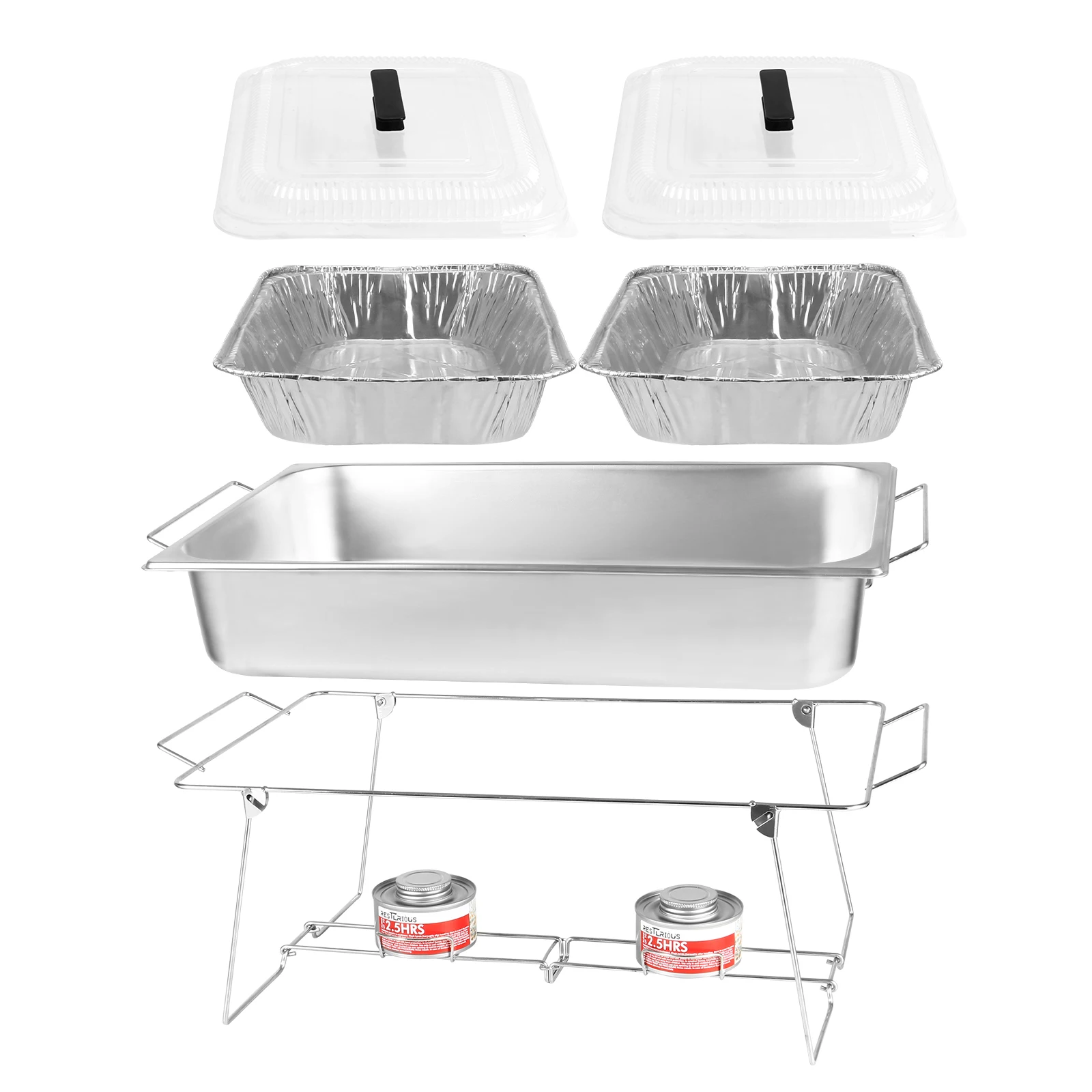 Wire chafing rack Buffet Servers and Warmers Buffet Serving Kit Disposable Chafing Dish