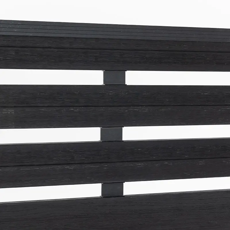 Outdoor Private House WPC Wall Fence Sets Panel Board Trellis with Door/ WPC Composite Plastic Metal Steel Aluminum Alloy