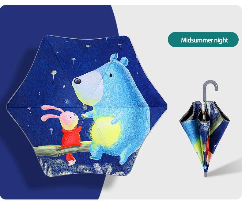 LED Umbrella for Christmas Day Cheap Custom Umbrella Promotional Folding Umbrella