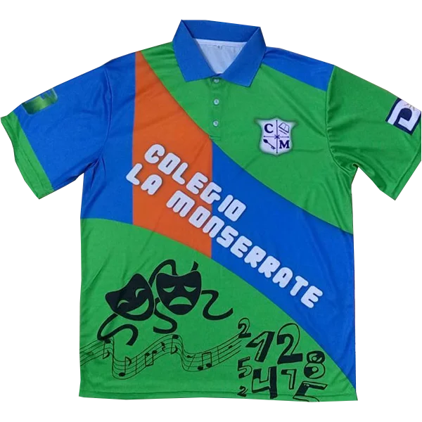 Wholesale custom Polo neck sport T-shirts available with custom prints and logos