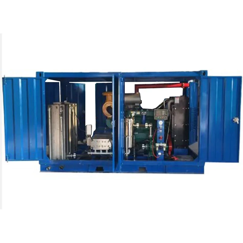 XY water blasting equipment condesner tube cleaning machine with 1500bar pressure