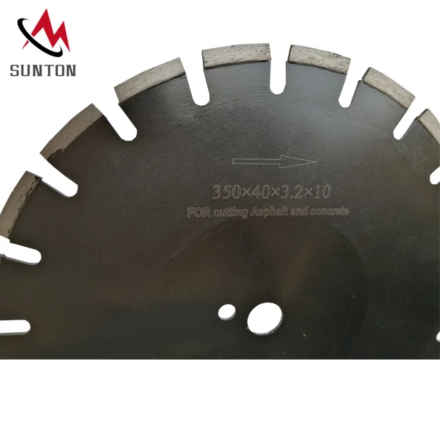 Brazing  14 inch  350 mm diamond cutting  disc for  hard marble granite  stone diamond saw blade  for concrete asphalt cutting