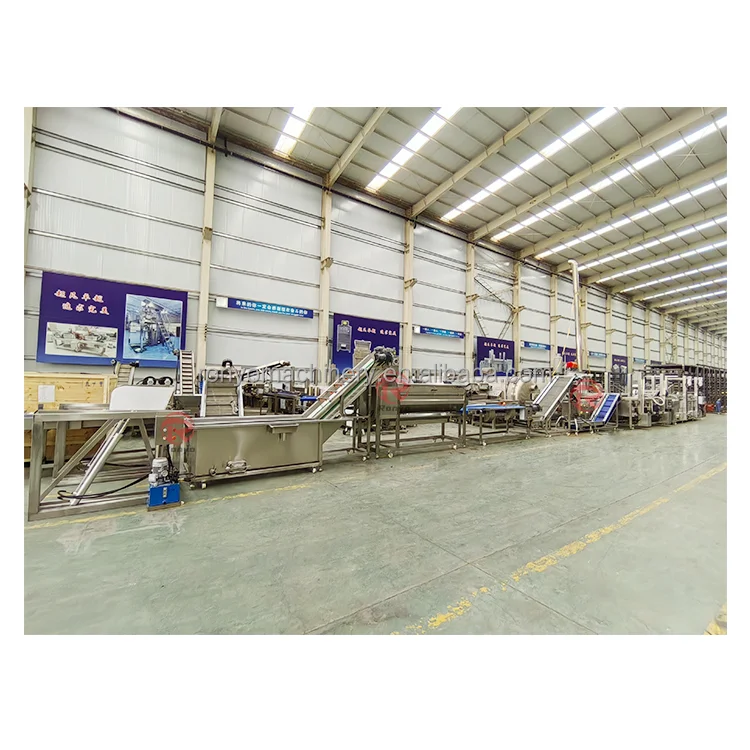 Full Automatic Cassava Chips Production Line Potato Crisps Processing Equipment Potota Chips Making Machine