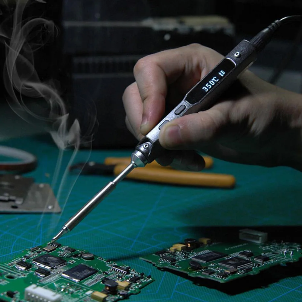 Электрические мини-паяльники TS100 с регулируемой температурой USB 60 Вт 40