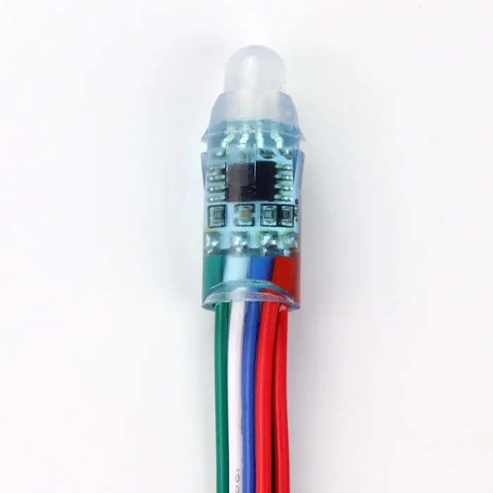Dc5Volts 0.3W 12Mm  Ip67 1916IC Waterproof Rgb Led Pixel Light For Facade Project