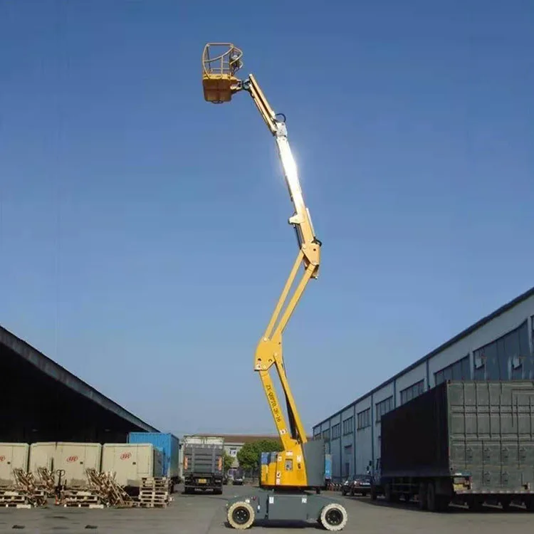 8m 10m 12m 14m 16m Towable Boom Lift For Sale Trailer Mounted Boom Lift Used Cherry Picker
