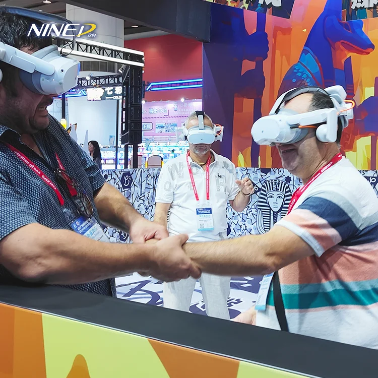 Earn Money 9D VR Shooting Free Walking VR Theme Park Room Game for Multiplayer