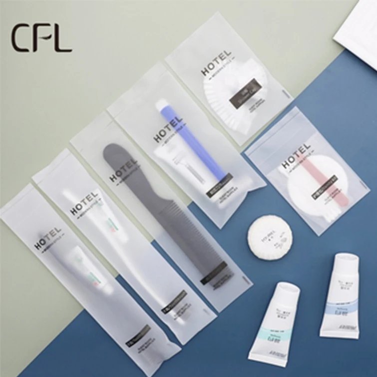 High quality Eco-Friendly 5 star hotel room shower bottle shampoo soap hotels amenities bath kit