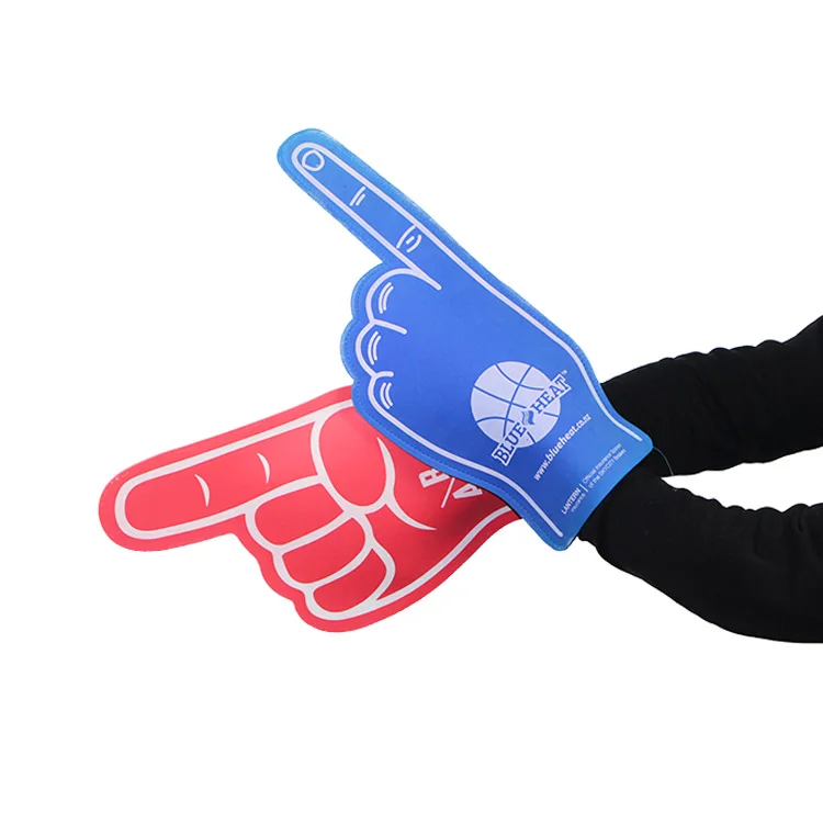 Большая ручка из вспененного этилвинилацетата, для рекламы, веера, вечеринки, подарка