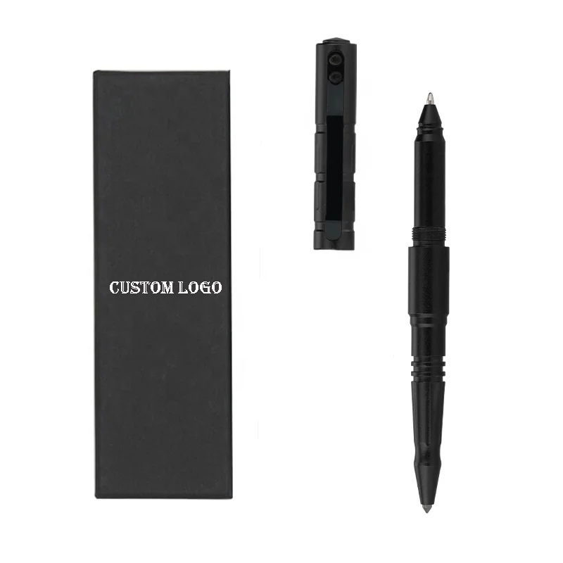 High quality custom logo tactical pen self defense tool luxury gift for pen and woman