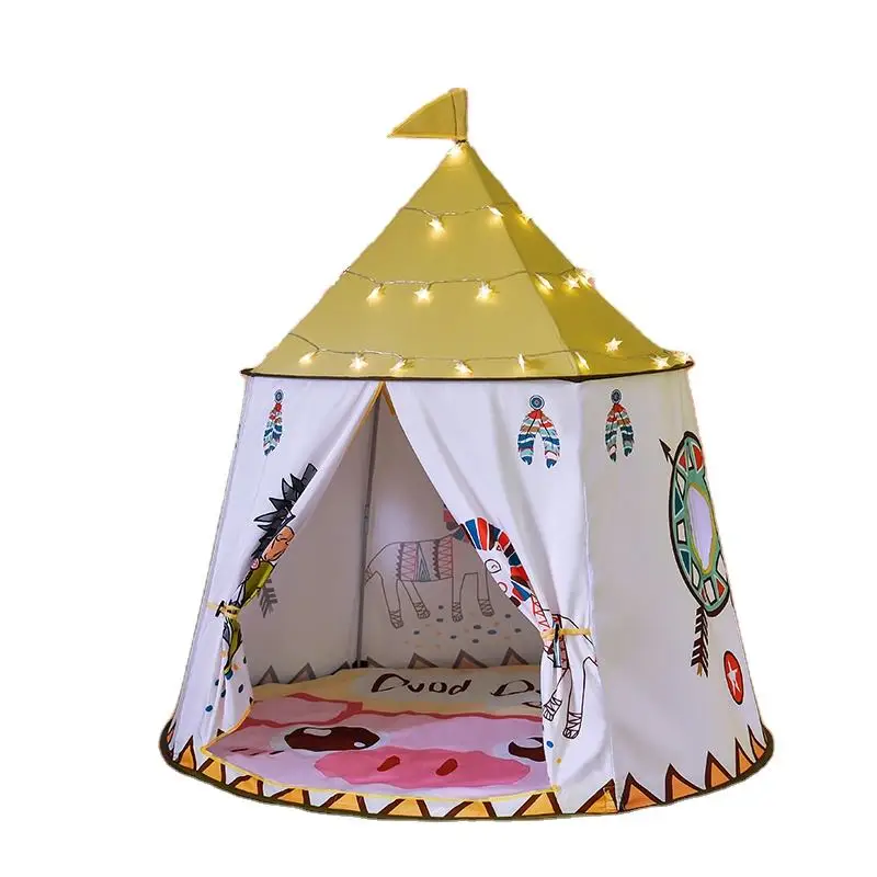 Wholesale Kids Indoor Outdoor Hexagon Princess Castle Girls Child Play Tents For Picnic Camping