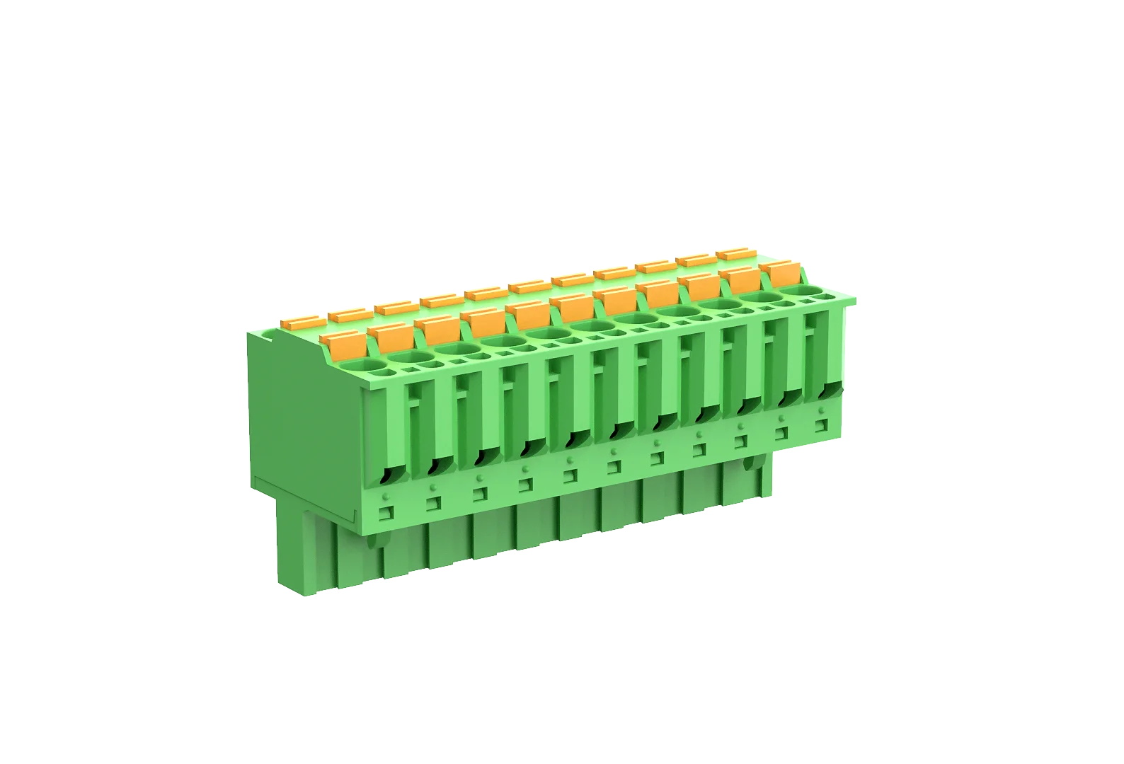 JiLN wholesale 5.08 mm pitch 22.1mm width female type straight angle customised pluggable terminal blocks on PCB