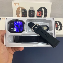 New Arrival 2023 Smart Watch GT4 BT Call Cheap Watches Steel Strap Fitness Watch Blood Pressure Wristband Sport Smartwatch