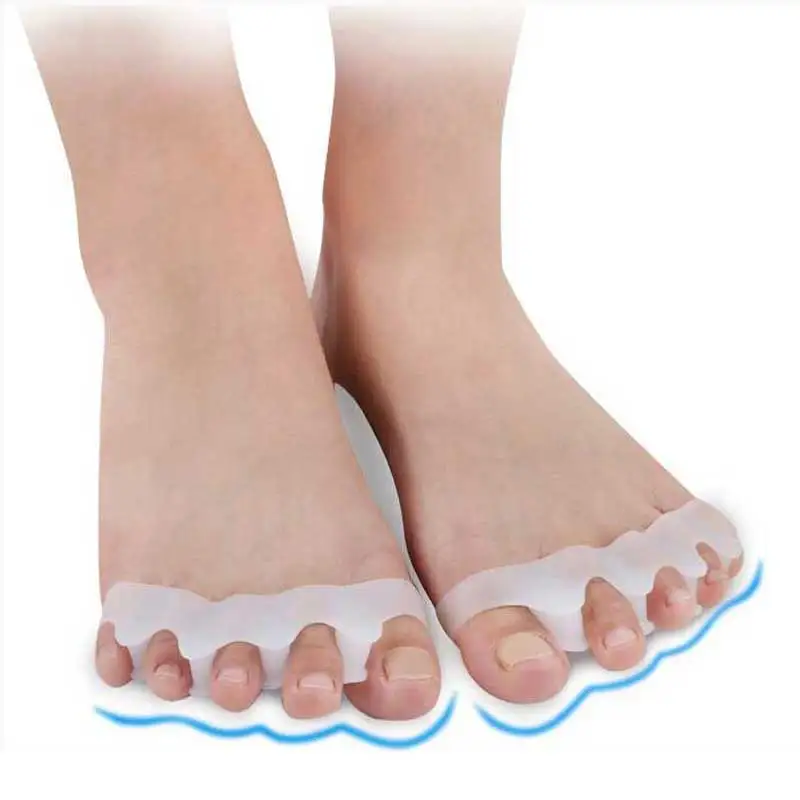 Best selling toe separator High Elastic Soft silicone pedicure toe separator Foot Health Care